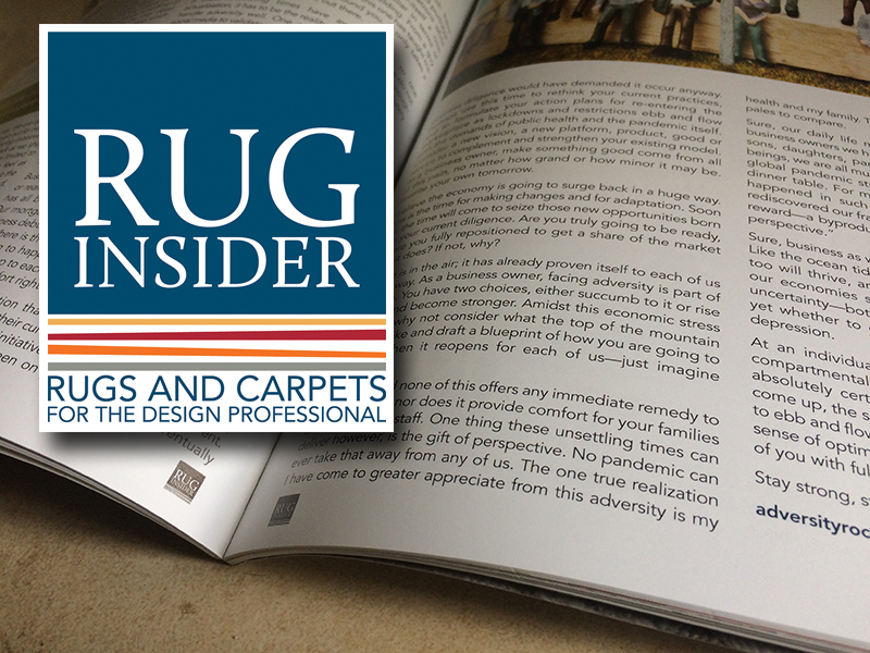 RUG INSIDER Expands Editorial Staff