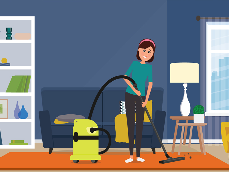 Proper vacuuming and cleaning of carpets