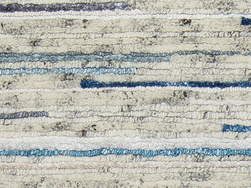 Nature in Rainbow Blue from Harounian Rugs International | hrirugs.com
