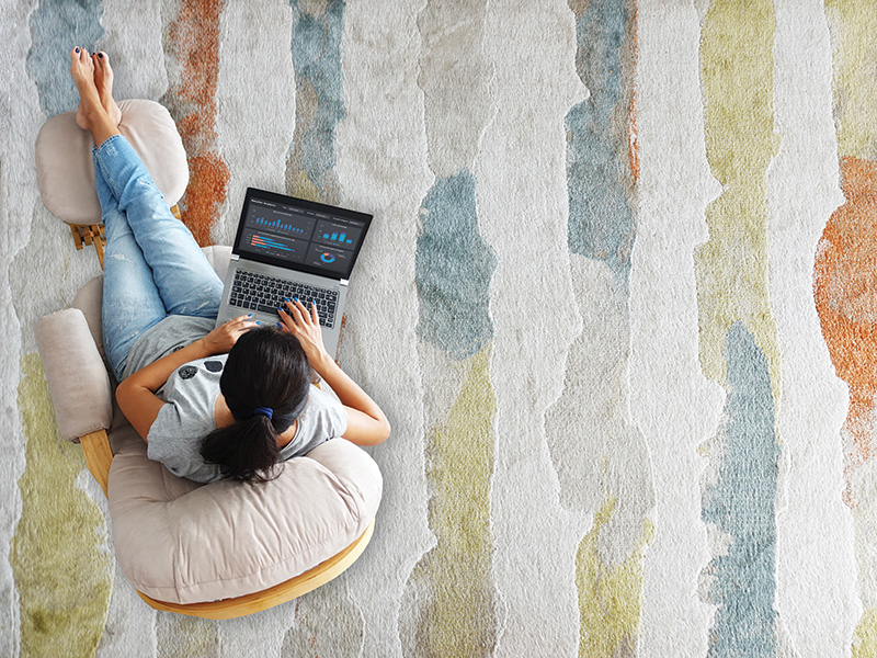 Woman with Laptop