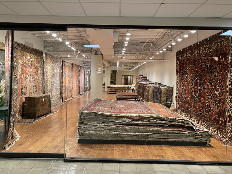 Feizy Rugs' expanded showroom